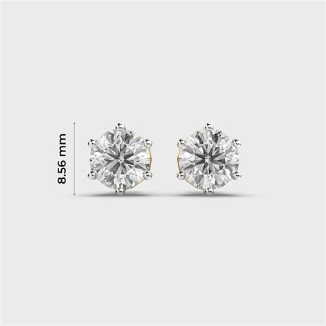 2.4 Carat Classic Solitaire Studs | Jewelbox