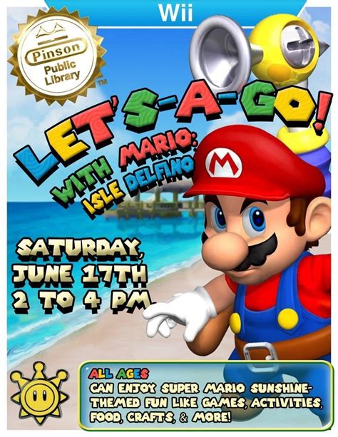 Lets-a-go with Mario: Isle Delfino, Pinson Public Library, 17 June 2023 ...