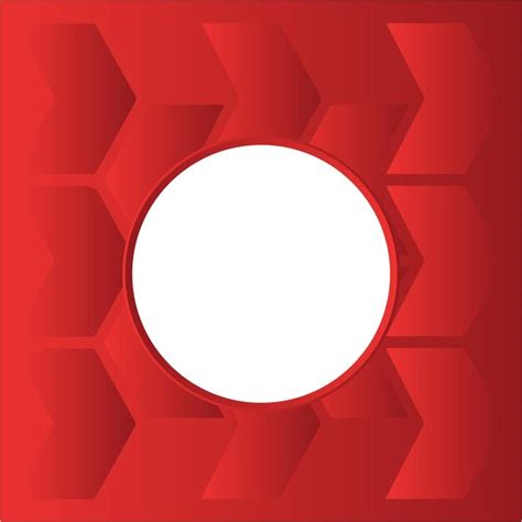 Abstract red hexagons on background with space white circle in center ...