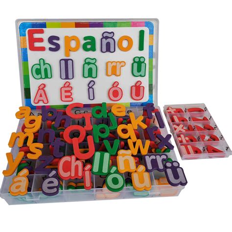 Buy Spanish Magnetic Letters Alphabet Magnets - Letras Españolas Y ...