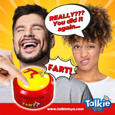 Snapklik.com : Talkie Toys Products Fart Button20 Funny Fart Sounds ...