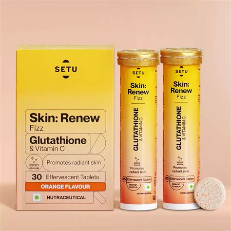 Glutathione Tablets: Setu Skin: Renew with Glutathione and Vitamin C ...