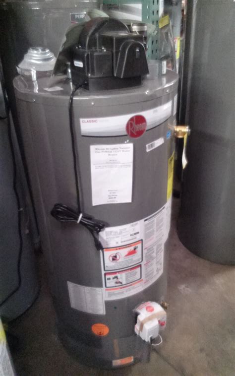 Rheem 50 Gallon Natural Gas POWER VENT Water Heater -PROG50S