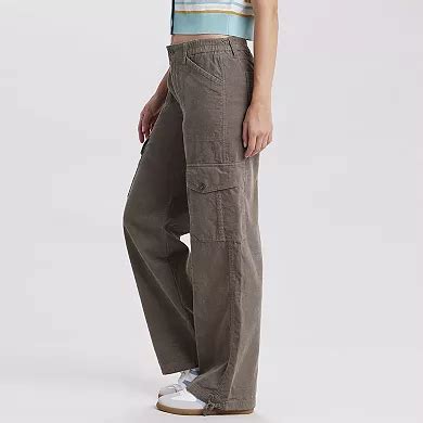 Juniors' UNIONBAY Corduroy Cargo Straight Leg Pants