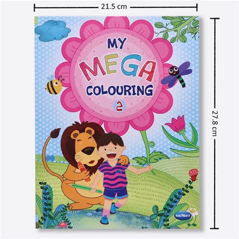 Navneet My Mega Colouring Book 2 - Easy and Fun colouring pages for Ki
