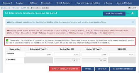 Create and Submit GSTR3B