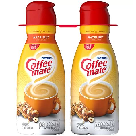 Coffee Mate Hazelnut Liquid Creamer Nutrition Facts | Besto Blog