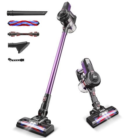 INSE Cordless Vacuum Cleaner, 6 in 1 Powerful Stick Vacuum with 20kPa ...