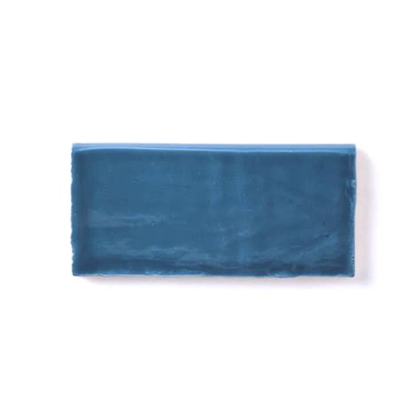 Coastal Blue 2.5x5 Bullnose Ceramic Tile | Mineral Tiles