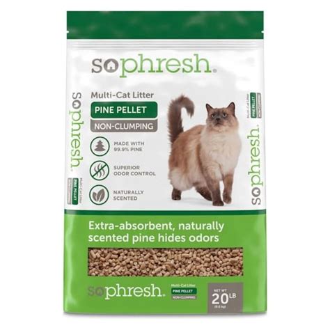 So Phresh Pine Pellet Non-Clumping Cat Litter - Sustainable Cats