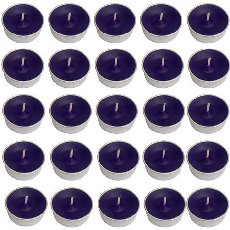 Pure Indian Candle Handpourd Lavender Scented Purple Tea Light Candle ...