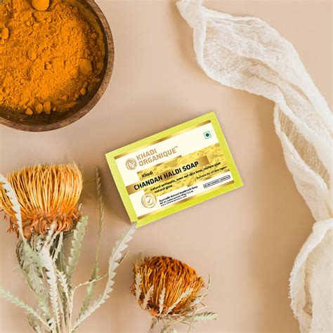 Khadi Organique Chandan Haldi Soap Combo Kit