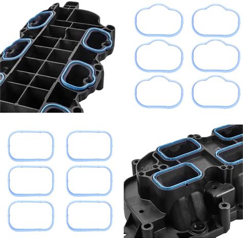 Amazon.com: Augeny 12 PCS Car Intake Manifold Gaskets Set, Silicone ...