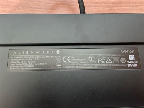Image result for Alienware Keyboard Aw410k