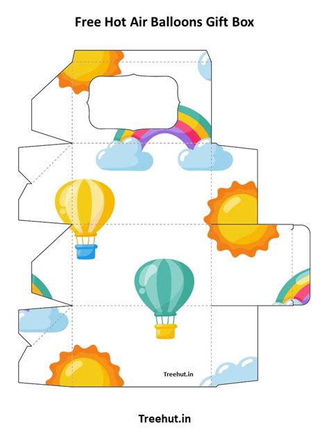 Free Hot Air Balloons Bulletin Board Decorations and Craft Printables #268