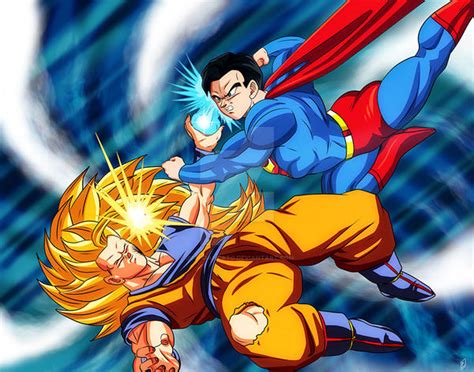 Super Saiyajin 3 Songoku vs Superman by joshdancato on DeviantArt