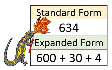 Base Form Standard Form Expanded Form Example in Math 的图像结果