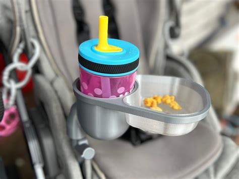 Child Food Tray and Cup Holder for Nuna MIXX Stroller by pixiewrangling | Download free STL ...