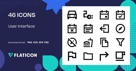User Interface Icon Pack | Basic Outline | 46 .SVG Icons