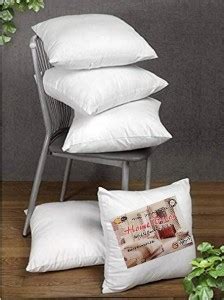 Decor Polyester Fibre Cushion Pack of 5 Solid CUSHION SET OF 5 CUSHION ...