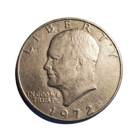 Vintage 1972 D One Dollar Liberty Eisenhower Coin Flying Eagle Rare and ...