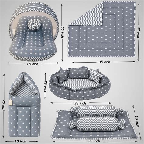 Fareto Complete Bedding Set essentials Combo For Baby (0-6 Months)(Cro ...