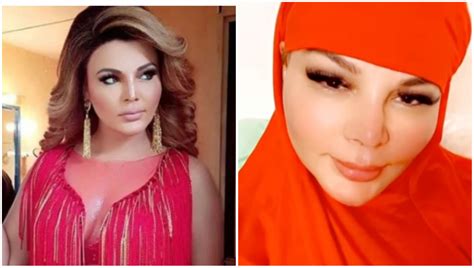 People got angry after seeing Rakhi Sawant in saffron hijab video viral ...