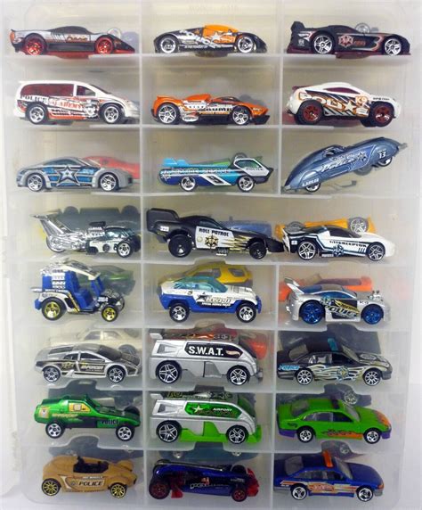Hot Wheels Carrying Case w/48 Cars Cops Patrol Sheriff SWAT Die-Cast ...
