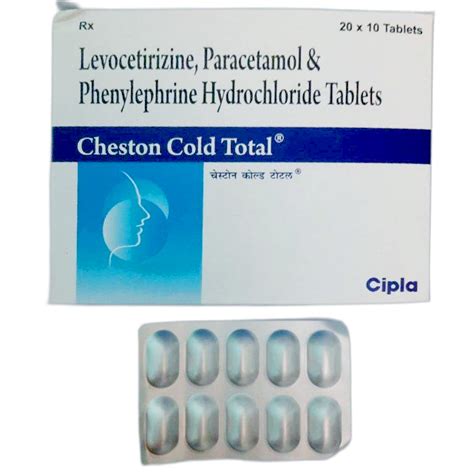 Cheston Cold Total Tablet | Uses, Side Effects, Price | Apollo Pharmacy