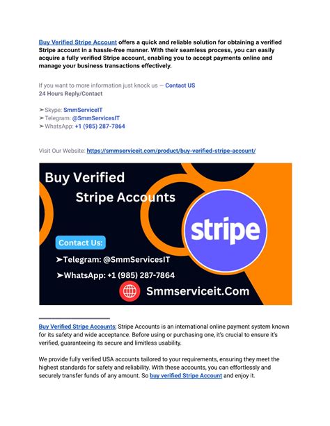 PPT - The Essential Guide to Buy Verified Stripe Account for Your ...