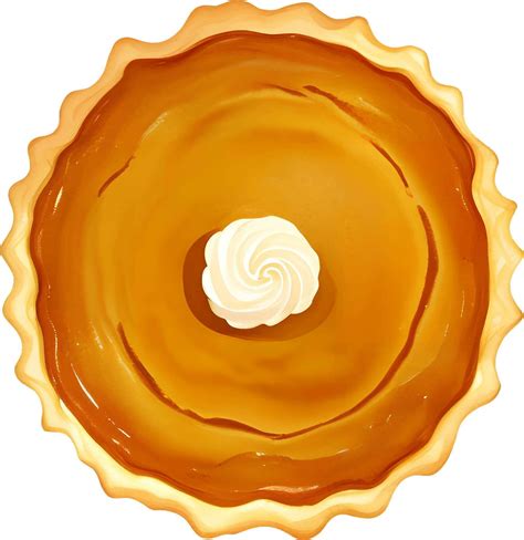 Pumpkin with Cream Top View Isolated Hand Drawn Painting Illustration ...