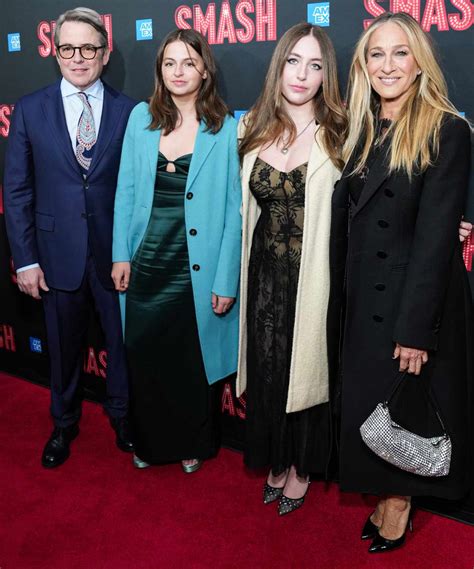 Sarah Jessica Parker, Matthew Broderick and 2 Daughters at Broadway's Smash