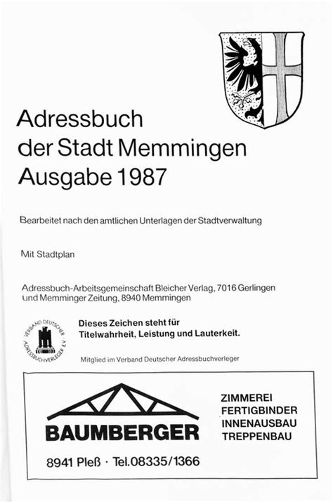 Memmingen/Adressbuch 1987 – GenWiki