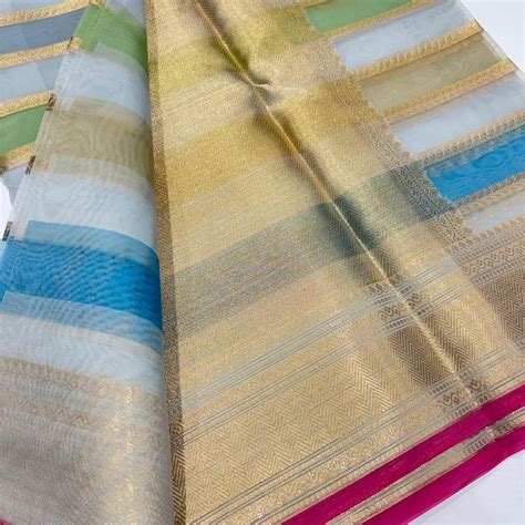 Banarasi Rangkat Organza Saree | Designer | Raj Silk Villa
