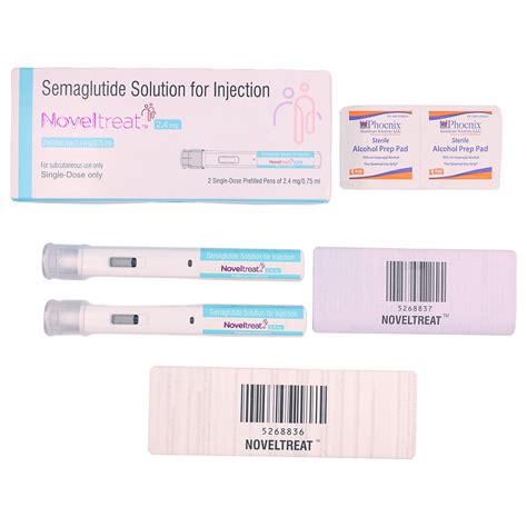 Noveltreat 2.4 mg Prefilled Pen Solution For Injection 0.75 ml | Uses ...