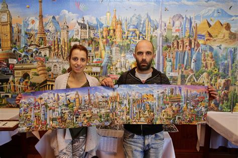 Un puzzle gigante que bate records en Ribadesella | Cope Ribadesella