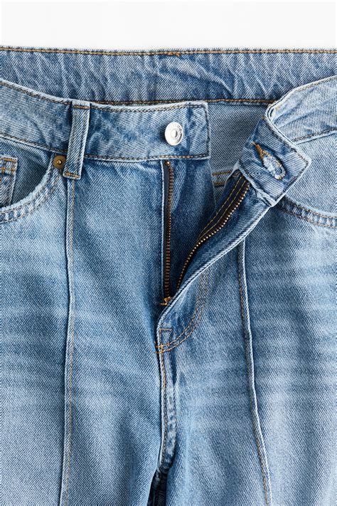 Baggy Wide Low Jeans - Light denim blue - Ladies | H&M IN