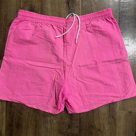 Harley Davidson Logo on Neon Pink Shorts - Mens... - Depop