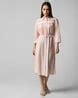 Buy Peach & White Dresses for Women by VAN HEUSEN Online | Ajio.com