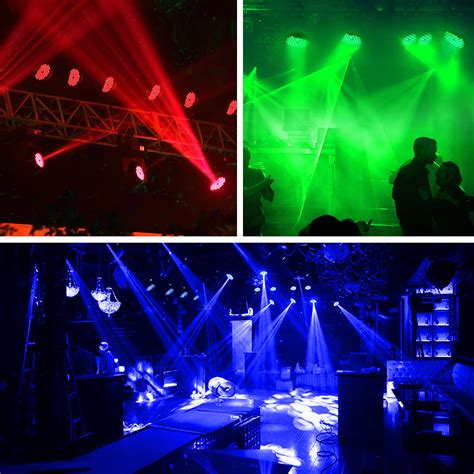 BETOPPER DJ Lights Stage Lights 54x3W RGB 3-in-1 LED Lighting Sound ...