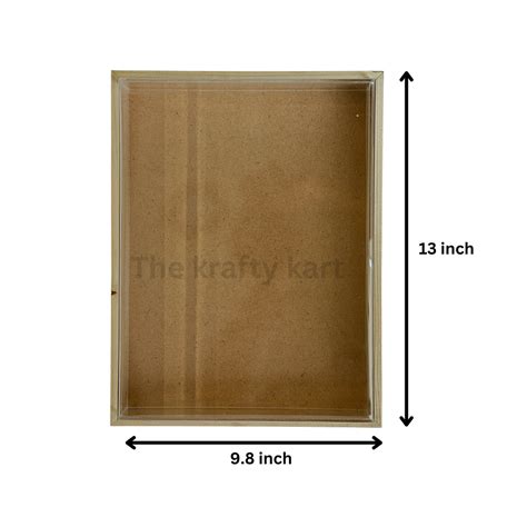 Invitation Box Frame (10 x 13") | The Krafty Kart Wholesale Resin Store