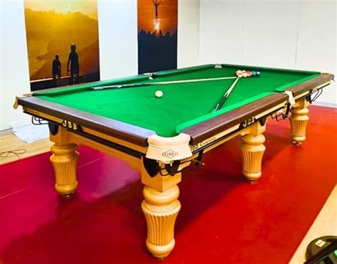 PLAY CITY Pool Table 8Ft. X 4Ft Green American Style : Amazon.in: Toys ...