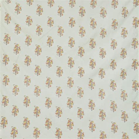 Buy Chanderi Kastura Grey Floral Print Sheer Door Curtain - 110x270cm ...