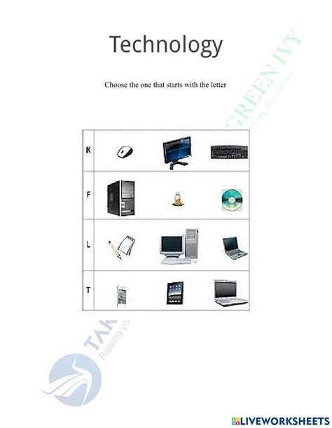 First Grade Technology Worksheets 的图像结果