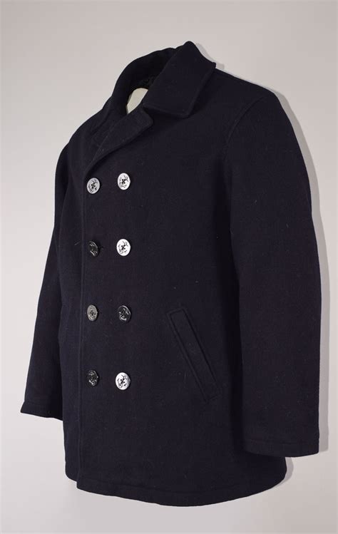 Бушлат морской Gap PEACOAT шерсть80/нейлон20 navy б/у Таиланд, купить в ...