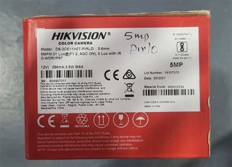 Hikvision Bullet Camera - HIKVISION ACUSENSE FIXED MINI BULLET (DS ...