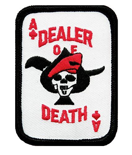Buy Ace of Spades Dealer of Death Card Embroidered Patch Iron-On ...