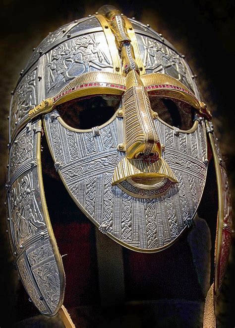 Sutton Hoo helmet.......reconstructed | Early middle ages, Anglo saxon ...