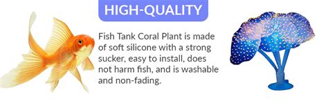 VAYINATO® (SH002 Soft Silicone Glowing Coral Ornaments, Fluorescence ...