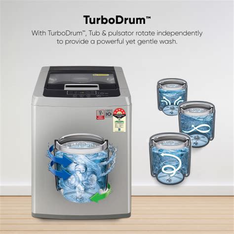 LG 7 kg 5 Star with Smart Inverter Technology, TurboDrum and Smart ...